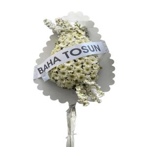 Beyaz Gerbera Çelenk