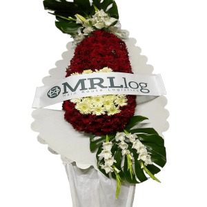 Kırmızı Beyaz Çelenk