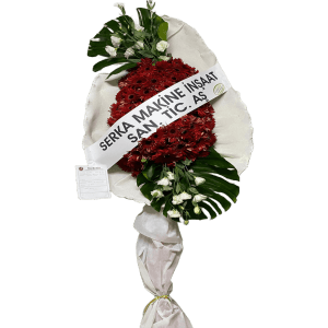 Kırmızı Gerbera Çelenk