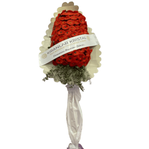 Kırmızı Yapay Çelenk