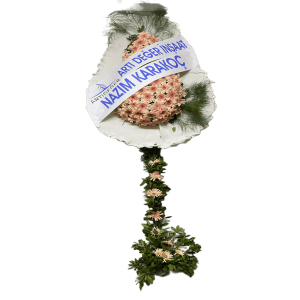 Pembe Gerbera Çelenk